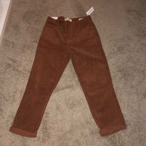 PacSun Corduroy Mom Jeans, Size 25